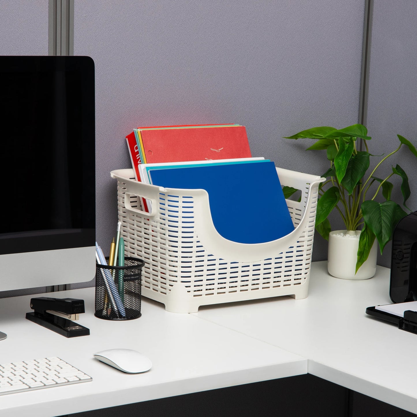Plastic Storage Cart, Kitchen Storage, Rolling, Toy Storage, Laundry, Kitchen, Ivory